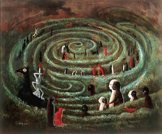 320x265 Artwork By Leonora Carrington - Labyrinth Painting