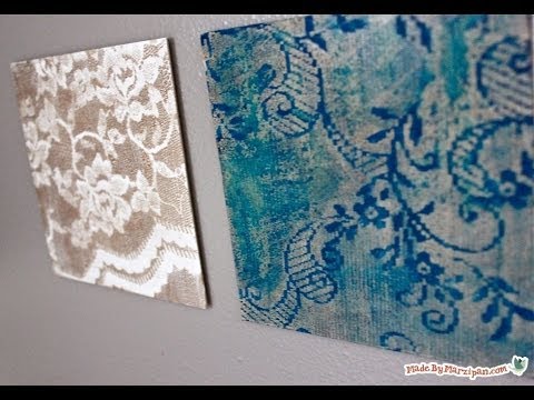 480x360 Diy Easy Water Color Lace Art - Lace Painting
