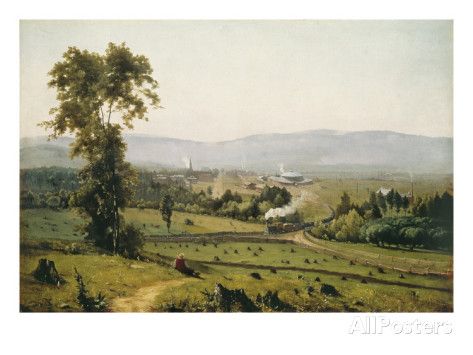 473x355 The Lackawanna Valley Father And Paintings - Lackawanna Valley Painting