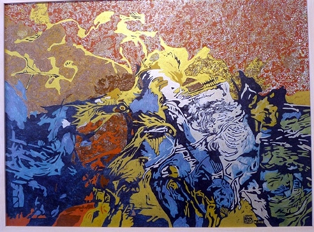 450x332 Vietnamese Group Holds Lacquer Painting Exhibition - Lacquer Painting