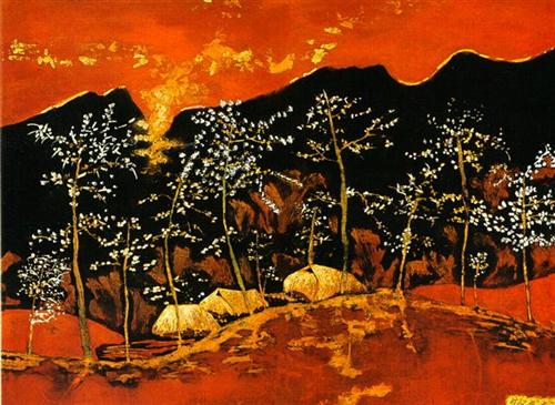 500x365 Zofia Maria Ahrens The Art Of Vietnamese Lacquer Paintings - Lacquer Painting