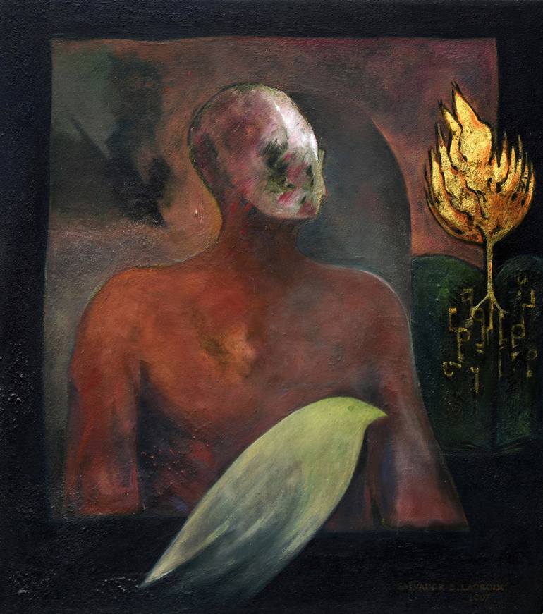 770x871 Saatchi Art La Rama Dorada (The Golden Bough) Painting By S E Lacroix - Lacroix Painting