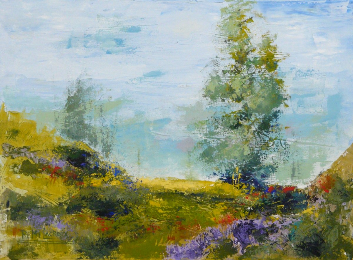 1200x883 Series Of Works In The Hills Remi Lacroix Artiste Peintre - Lacroix Painting