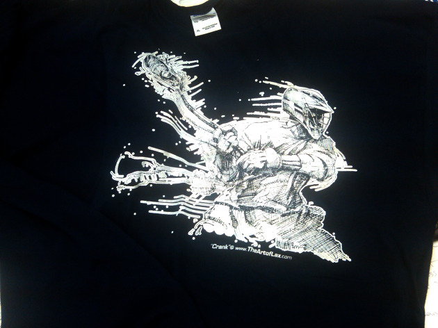 630x472 The Art Of Lax Crank Tee, The Creators Painting Lacrosse Playground - Lacrosse Painting