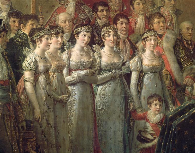 758x596 My Little Empire Napoleon Crowning His Fabulous Josephine, 1804 - Ladies In Waiting Painting