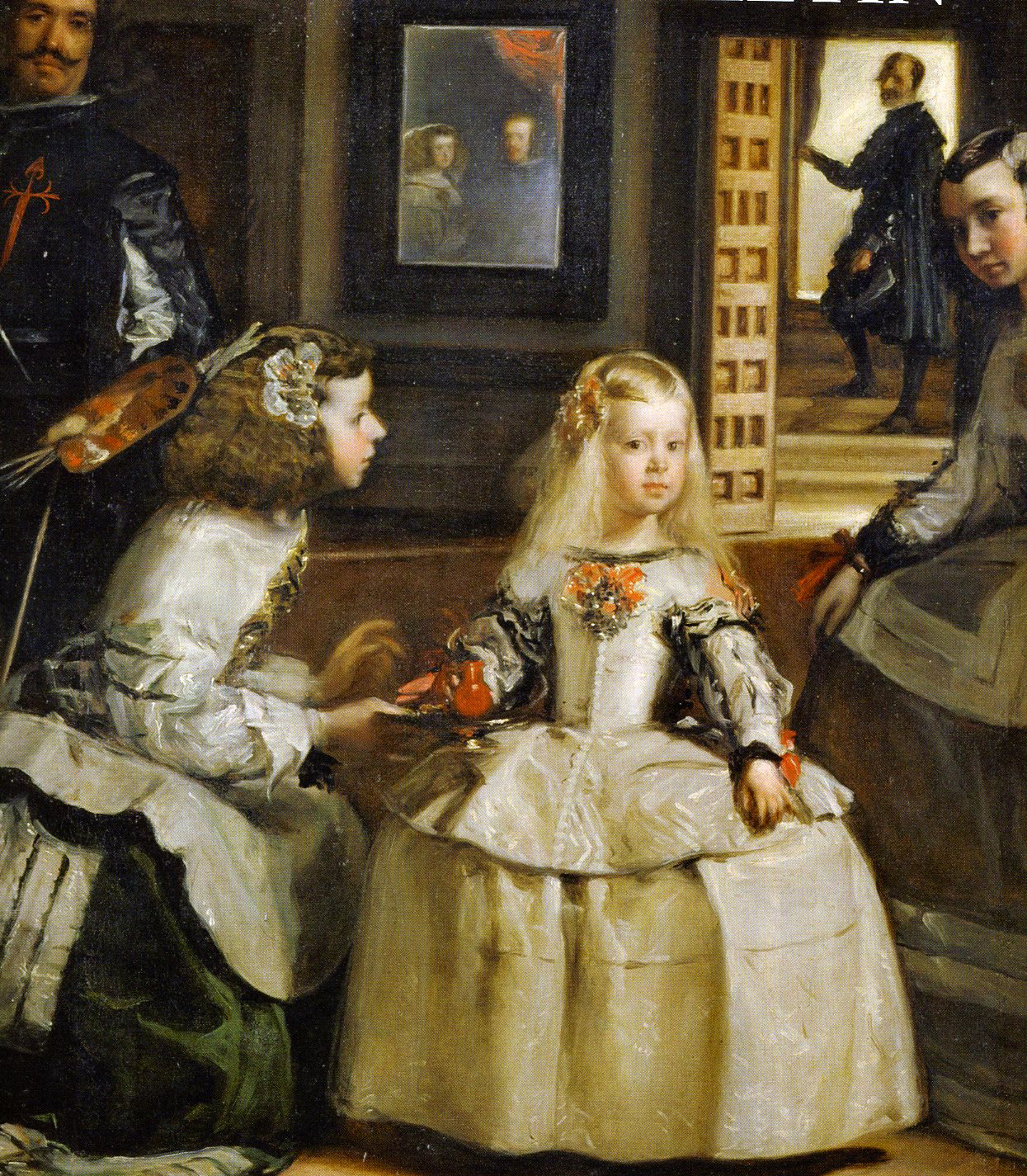 1245x1425 Las Meninas - Ladies In Waiting Painting
