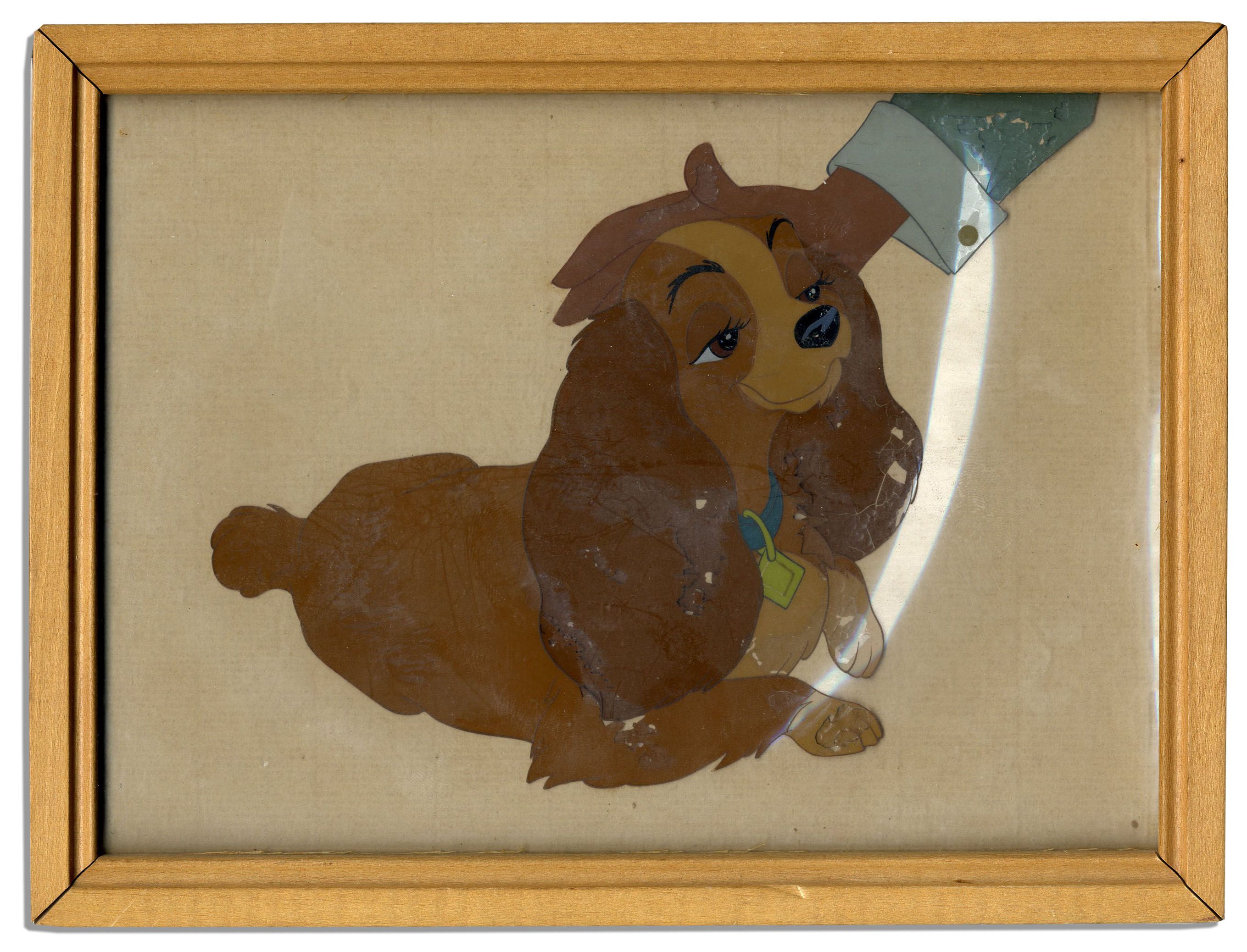 2718x2076 Lot Detail - Lady And The Tramp Painting