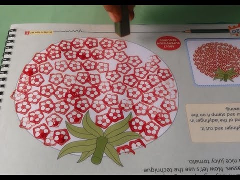 480x360 Ladyfinger Printing (Book 1 Page 20) - Lady Finger Painting