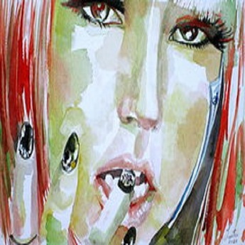 345x345 Second Life Marketplace - Lady Gaga Canvas Painting