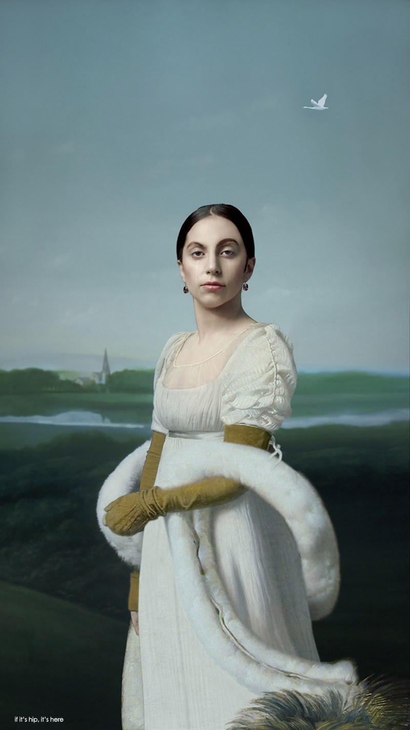 800x1423 Lady Gaga Morphs Into Classic Paintings Via Video - Lady Gaga Painting