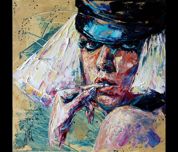 700x600 Lady Gaga - Lady Gaga Painting