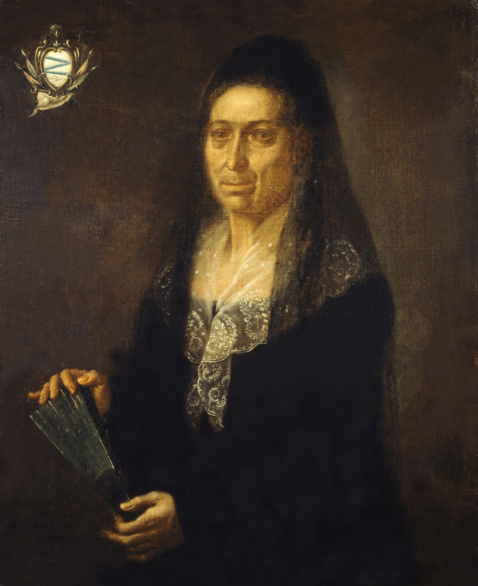 1630x2000 Kantounis Nikolaos, The Lady With The Black Veil, 1819 - Lady In Black Painting