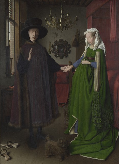 468x646 Cracking The Van Eyck Code (Forget Da Vinci - Lady In Green Dress Painting