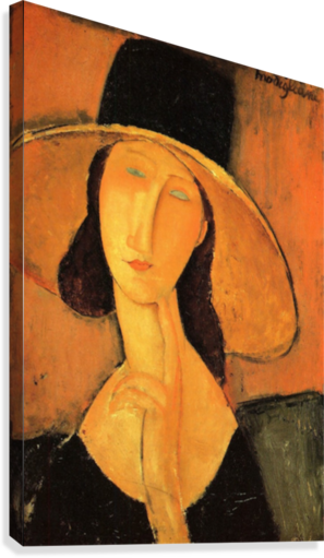 297x511 Modigliani - Lady In Hat Painting