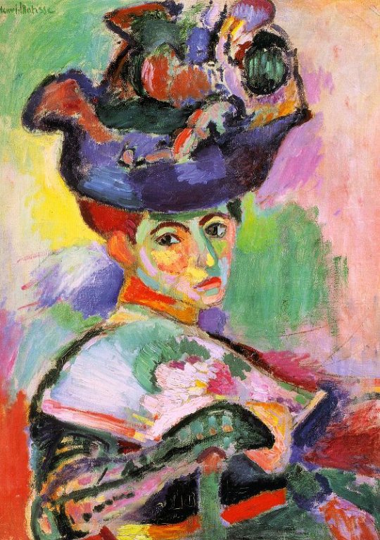 540x766 Woman With The Hat - Lady In Hat Painting