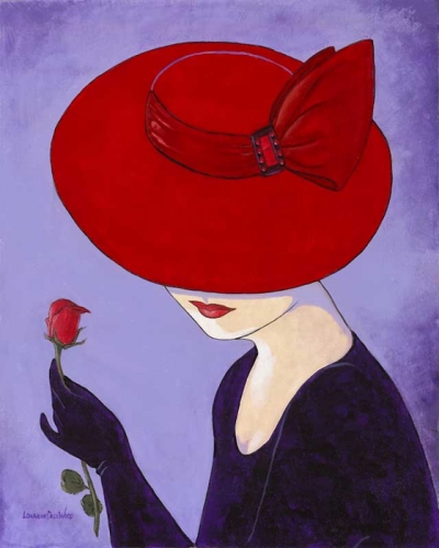 400x500 Oil Paintings For Me Archives - Lady In Hat Painting