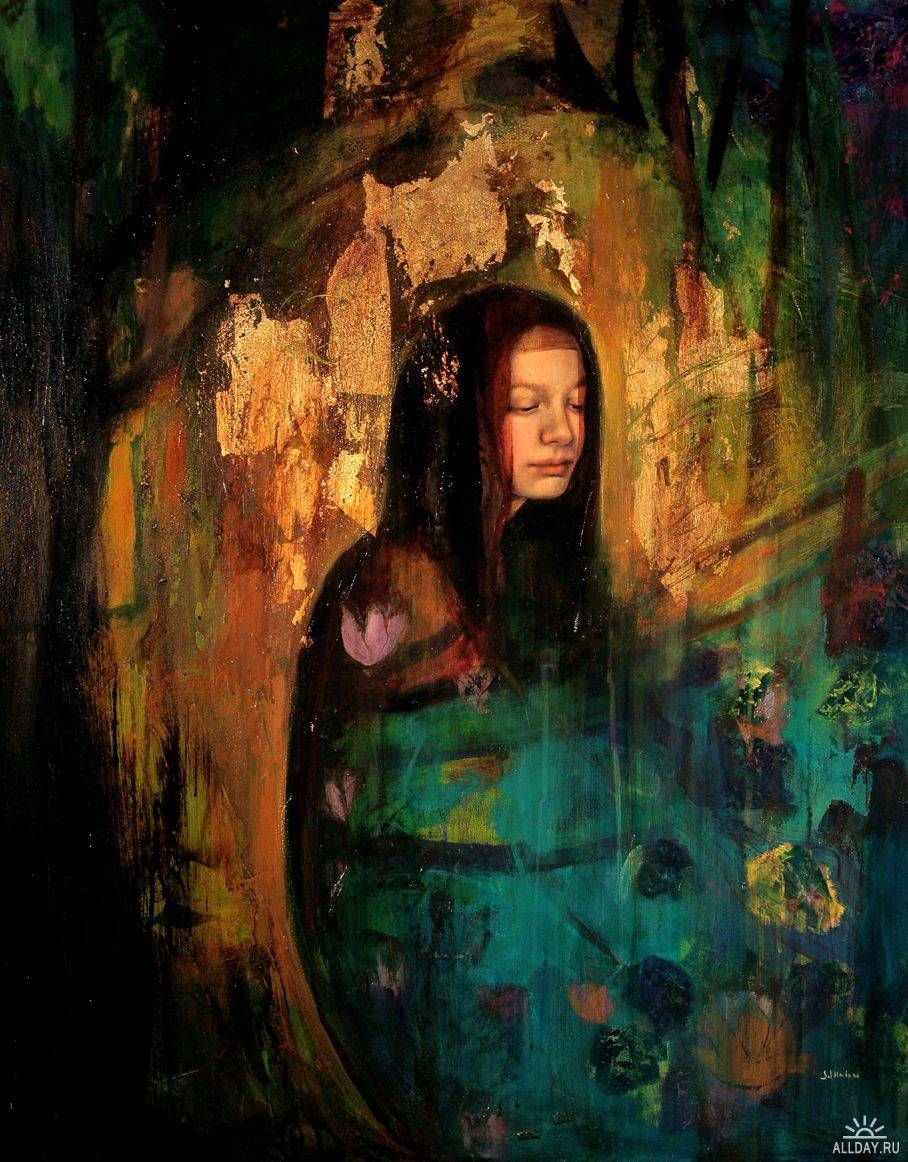 908x1162 I Discovered Sol Halabi's Work When I First Saw His Painting - Lady In The Water Painting