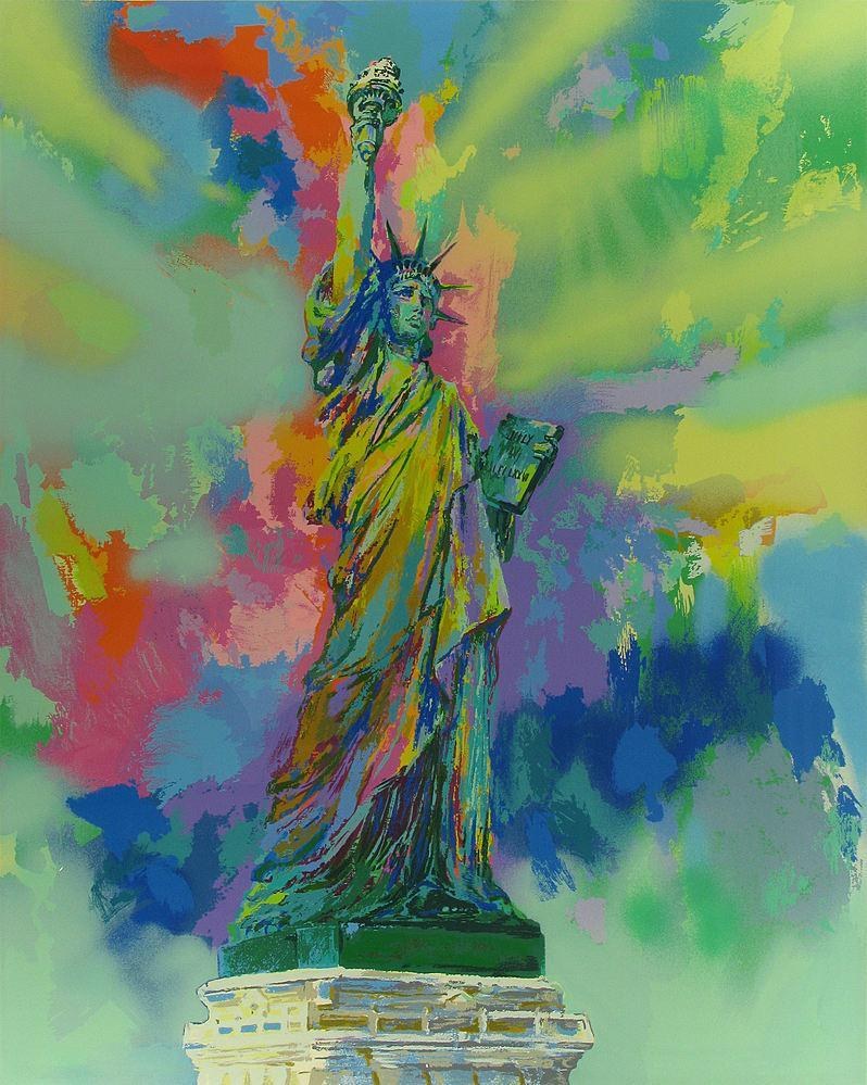 798x999 Leroy Neiman Lady Liberty Painting Best Paintings For Sale - Lady Liberty Painting