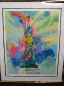 225x300 Signed Amp Numbered Leroy Neiman Lady Liberty Serigraph 279600 - Lady Liberty Painting