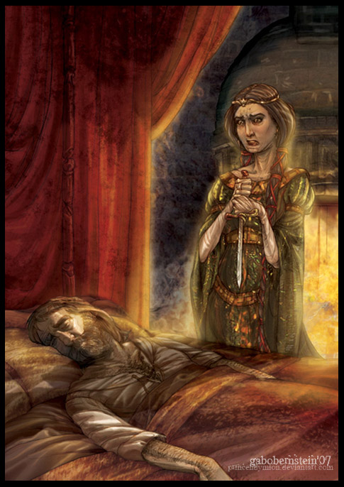 485x686 Macbeth - Lady Macbeth Painting