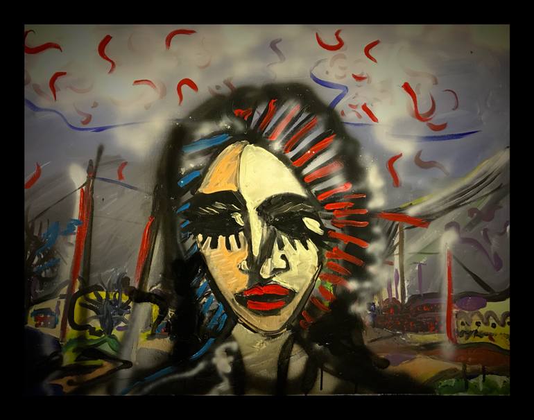 770x606 Saatchi Art Lady Madonna Painting By Erik Neimeijer - Lady Madonna Painting