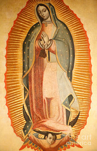193x300 Our Lady Of Guadalupe Paintings Fine Art America - Lady Of Guadalupe Painting