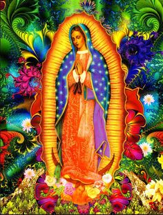 236x312 Our Lady Of Guadalupe ~ Aztec Goddess Tonatzininvoking Divine - Lady Of Guadalupe Painting