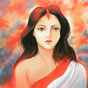 300x301 Lady Paintings Online - Lady Painting