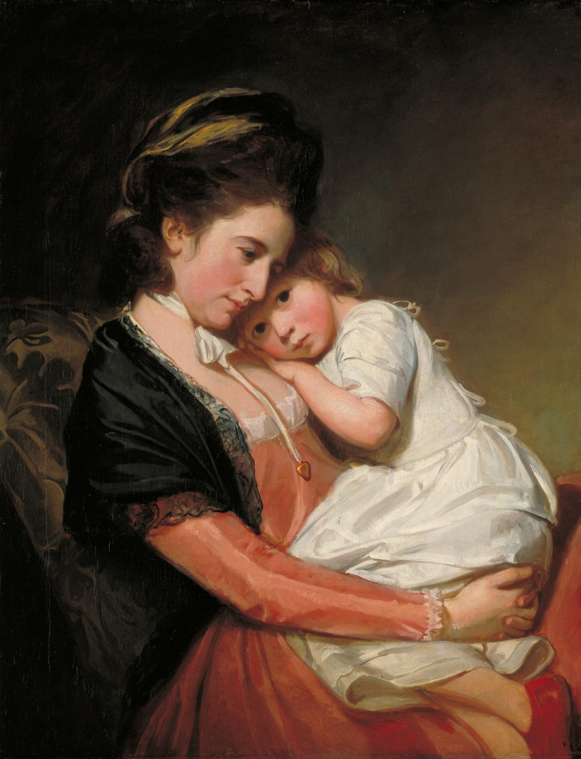 1176x1536 Mrs Johnstone And Her Son ()', George Romney, C.1775 80 Tate - Lady Portrait Painting