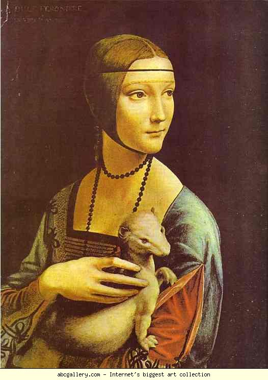Lady With An Ermine Painting at Explore collection of Lady With An Ermine