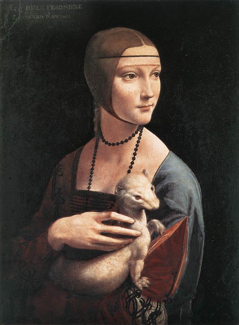 804x1094 Lady With An Ermine - Lady With An Ermine Painting