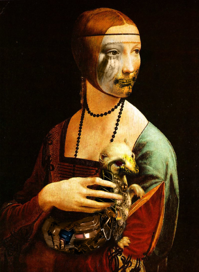 766x1044 Lady With An Ermine By Darekdesigner - Lady With An Ermine Painting