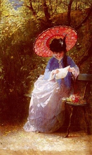 300x502 Famous Parasols And Umbrellas Paintings Amp Reproductions 1st Art - Lady With Umbrella Painting
