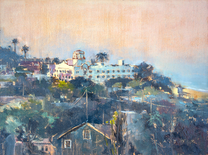 425x317 Laguna Crystal Cove - Laguna Beach Painting