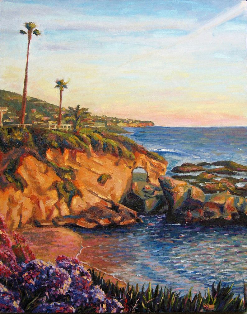 794x1007 Laguna Beach Oil Painting - Laguna Beach Painting