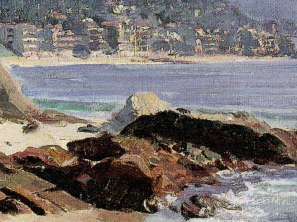 1000x750 John Stobart - Laguna Beach Painting