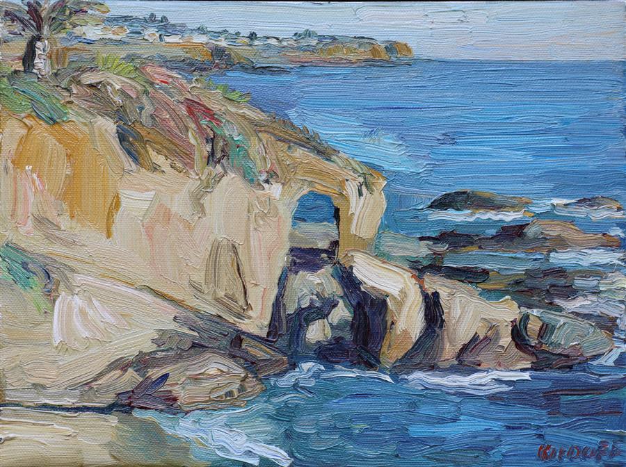 900x672 Keyhole Rock, Laguna Beach - Laguna Beach Painting