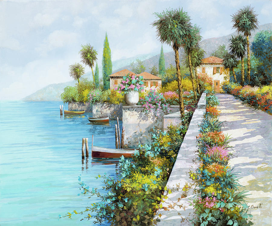 900x750 Lake Como Paintings Fine Art America - Lake Como Painting