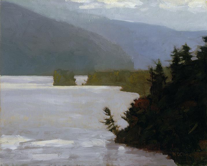 717x574 Hill Beyond Lake George' By Seattle Based American Painter Marc - Lake George Painting