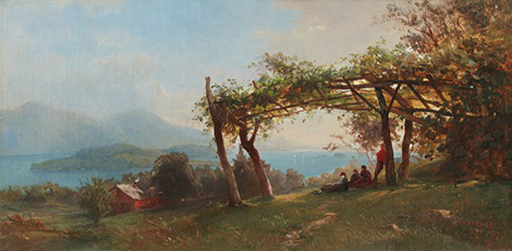 470x231 Lake George Hudson River School - Lake George Painting