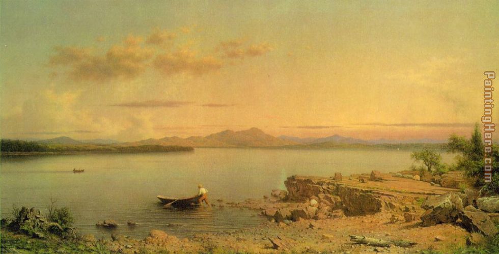 980x499 Martin Johnson Heade Lake George Painting Anysize 50% Off - Lake George Painting