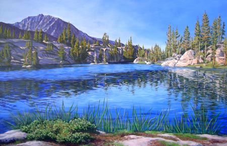 450x290 Landscape Paintings By Greg High - Lake Landscape Painting