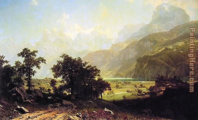 Lake Lucerne Painting at PaintingValley.com | Explore collection of ...