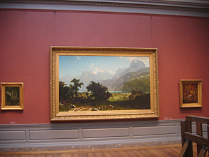 300x225 The Gallery Setting Of The Painting Lake Lucerne By Albert - Lake Lucerne Painting