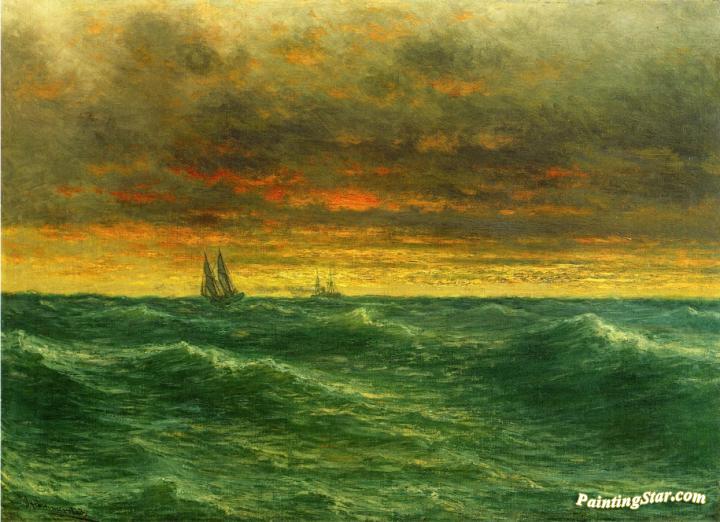 720x522 Lake Michigan Artwork By John Olson Hammerstad Oil Painting Amp Art - Lake Michigan Painting