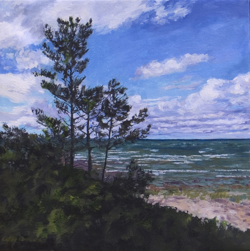 510x511 Lake Michigan Paintings - Lake Michigan Painting