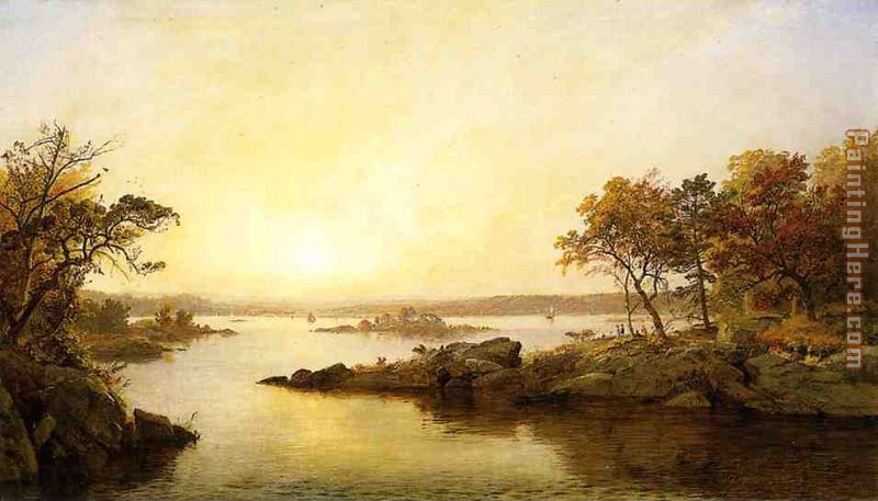 800x457 Jasper Francis Cropsey Afternoon - Lake Painting