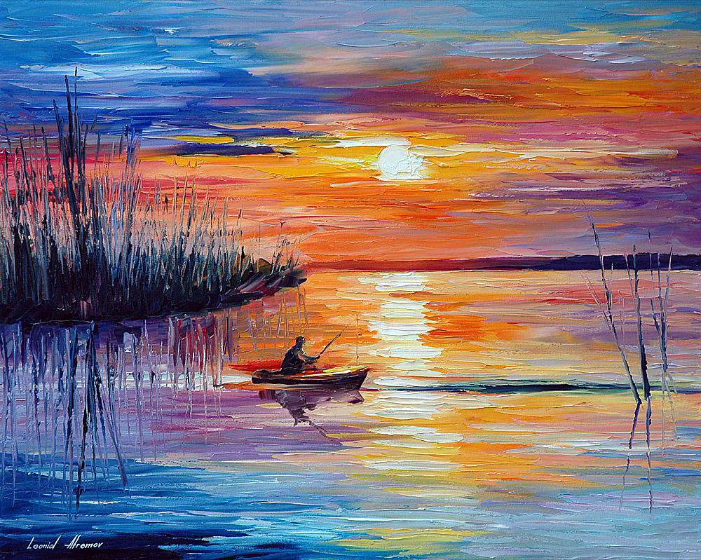 1000x799 Lake Okeechobee - Lake Painting