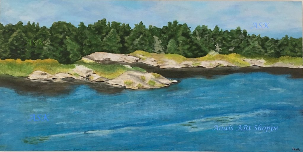 1023x514 Lake Of The Woods, Canada - Lake Painting