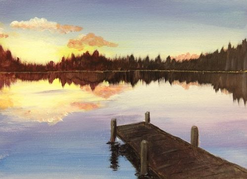 500x364 Paint Nite. Drink. Paint. Party! We Host Painting Events - Lake Painting